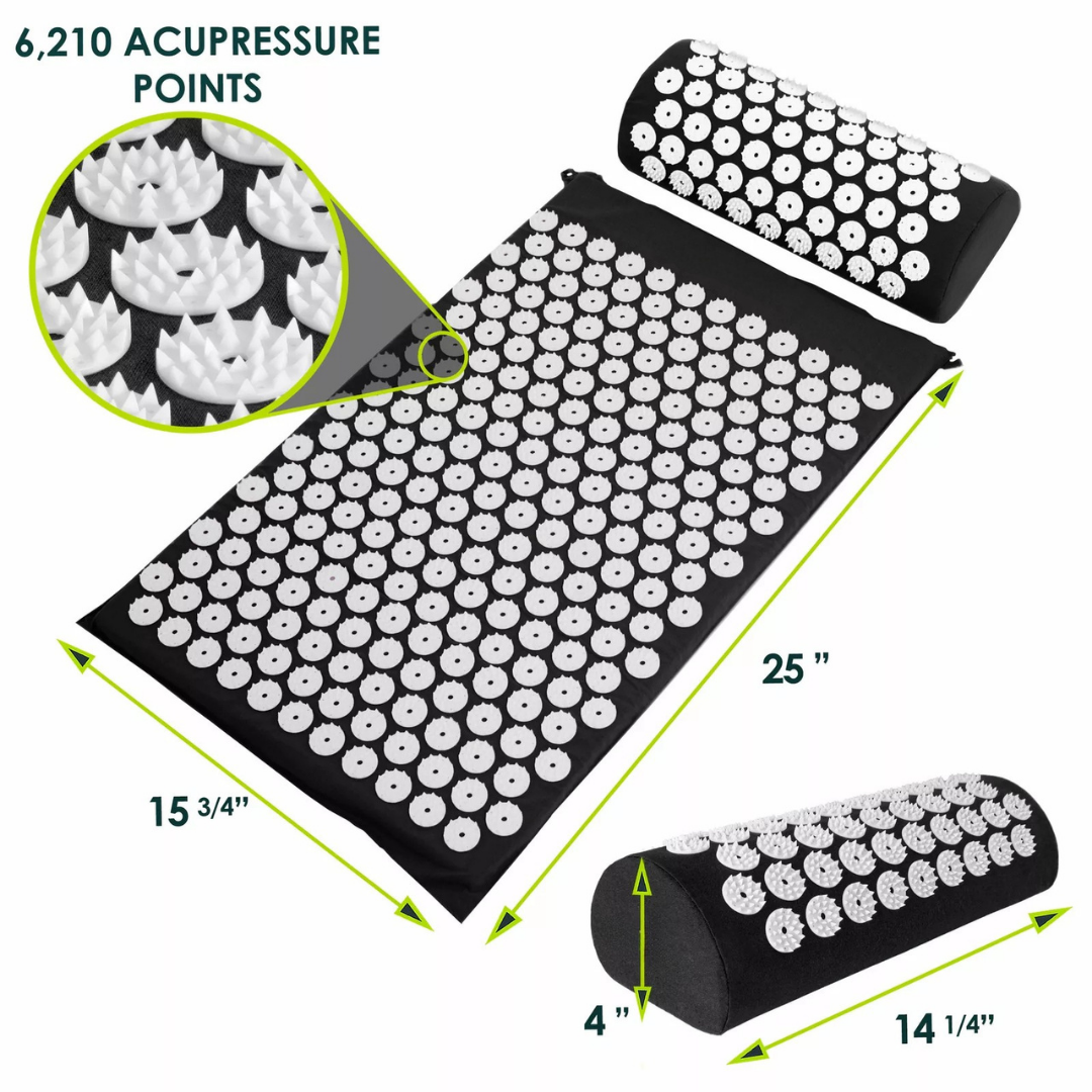 Full Body Acupressure Mat with Pillow